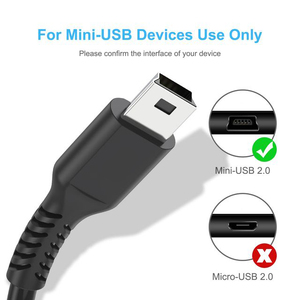制造商提供定制的黑色USB迷你充电数据线USB 2.0 Type-A至USB Mini-b公线 - Product Image 2