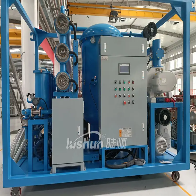 Equipo de purificación y regeneración de filtración de aceite de transformador de 3000L/H, equipo purificador de aceite dieléctrico portátil