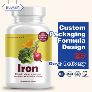 90 вкладок, железная добавка, витамин С B12, таблетка железа фолиевой кислоты для женщин - Product Image 1