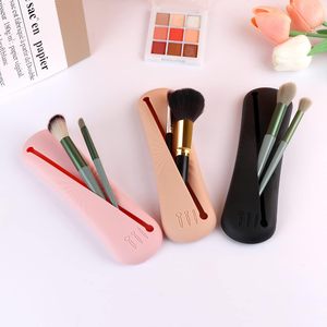 Multifunction Silicone Vanity <strong>Cases</strong> Portable Travel Makeup <strong>Cases</strong> Pencil Bag <strong>Make</strong> <strong>up</strong> Brush Blender Sponge Pouch