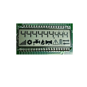 Kunden spezifisches Tn Htn Lcd Benutzer definiertes 7-Segment-LCD-Anzeigemodul für Wasserzähler und Temperatur thermostat messer - Product Image 2