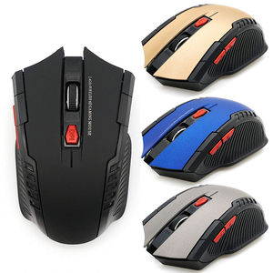 Ratón inalámbrico de 2,4 GHz con receptor USB para jugadores, 1600DPI, para ordenador, PC y portátil