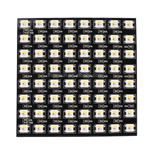 Гибкая 8x8 sk6812 rgbw светодиодная матрица p10 программируемая светодиодная плата - Product Image 1
