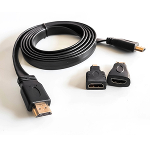 HDMI电缆3合1，带迷你hdmi和微型hdmi转换器公对公电缆1.5m - Product Image 4