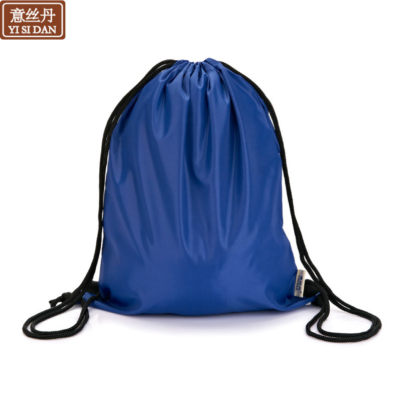 Sac à cordon double épaule bleu roi