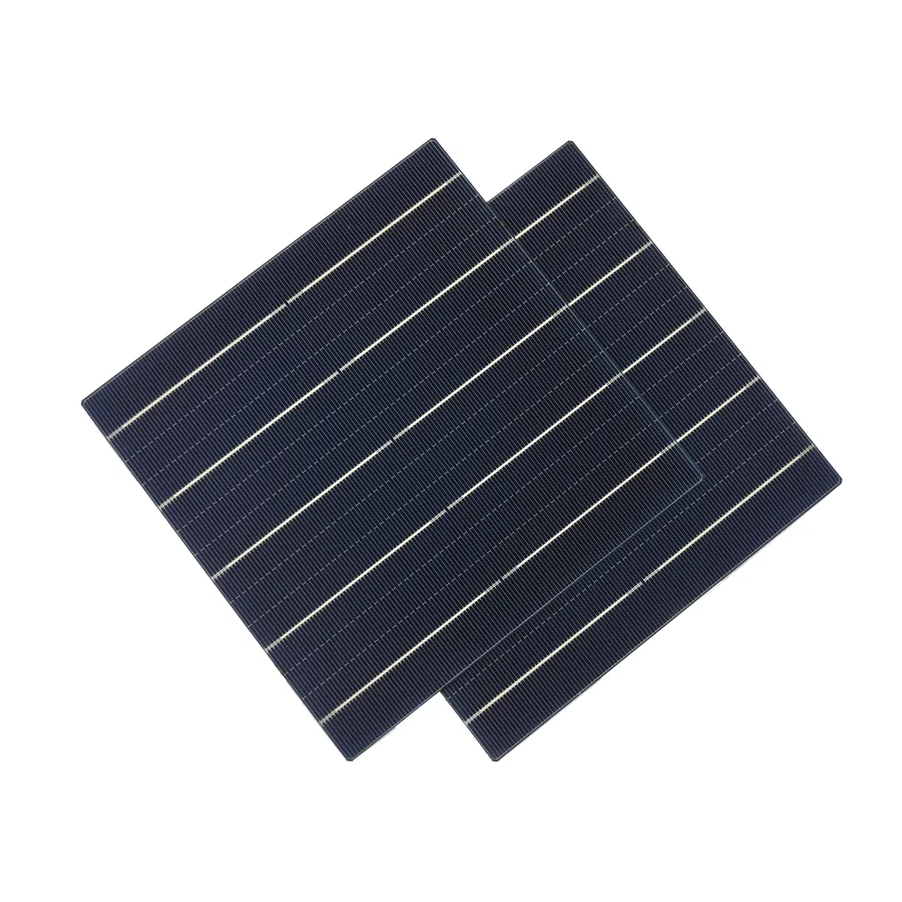 Sel surya fotovoltaik kecil 158.75mm grosir sel surya fotovoltaik 5bb untuk Panel surya