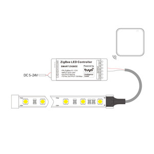 Tuya-controlador led zigbee inteligente, atenuador de luz de un solo color, dc12v, control de brillo, 5V, 24V, 180W, 18A, Alexa - Product Image 5