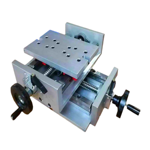 Mesa de deslizamiento cruzado, carril de guía de módulo de tornillo de mesa lineal, placa de arrastre de elevación de precisión pesada, carril de alambre CNC de dos ejes XY - Product Image 2