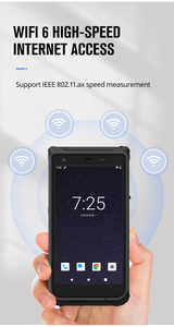 Palmare 5G PDA SIM Card Android 13 5.5 pollici Touch Screen 5000mAh batteria cavo di Test di velocità di rete lettore di schede di manutenzione PDA - Product Image 2