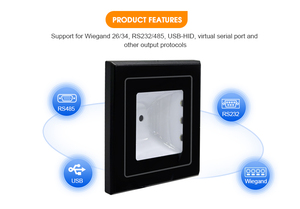Rakinda RD005 QR Code IC ID เครื่องอ่านบัตรควบคุมการเข้าถึง Wiegand สนับสนุนอินเตอร์เฟซ RS232/485ป้องกัน IP65 ISO/IEC 14443A - Product Image 6