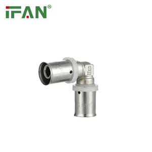 IFan ข้อต่อท่อ PEX 16-32มม. กดประปาทองเหลืองสำหรับทำความร้อนใต้พื้น