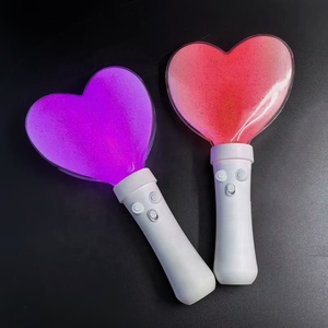 Copra sfera in plastica bastoncini di illuminazione articoli promozionali musica incoraggiante a mano Kpop lampada rotonda <span class=keywords><strong>Flash</strong></span> LED Glow Stick Party