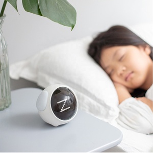 Expresión lindo despertador reloj Pixel mesita de noche de los niños despierta Multi función de alarma de reloj niño regalo - Product Image 4