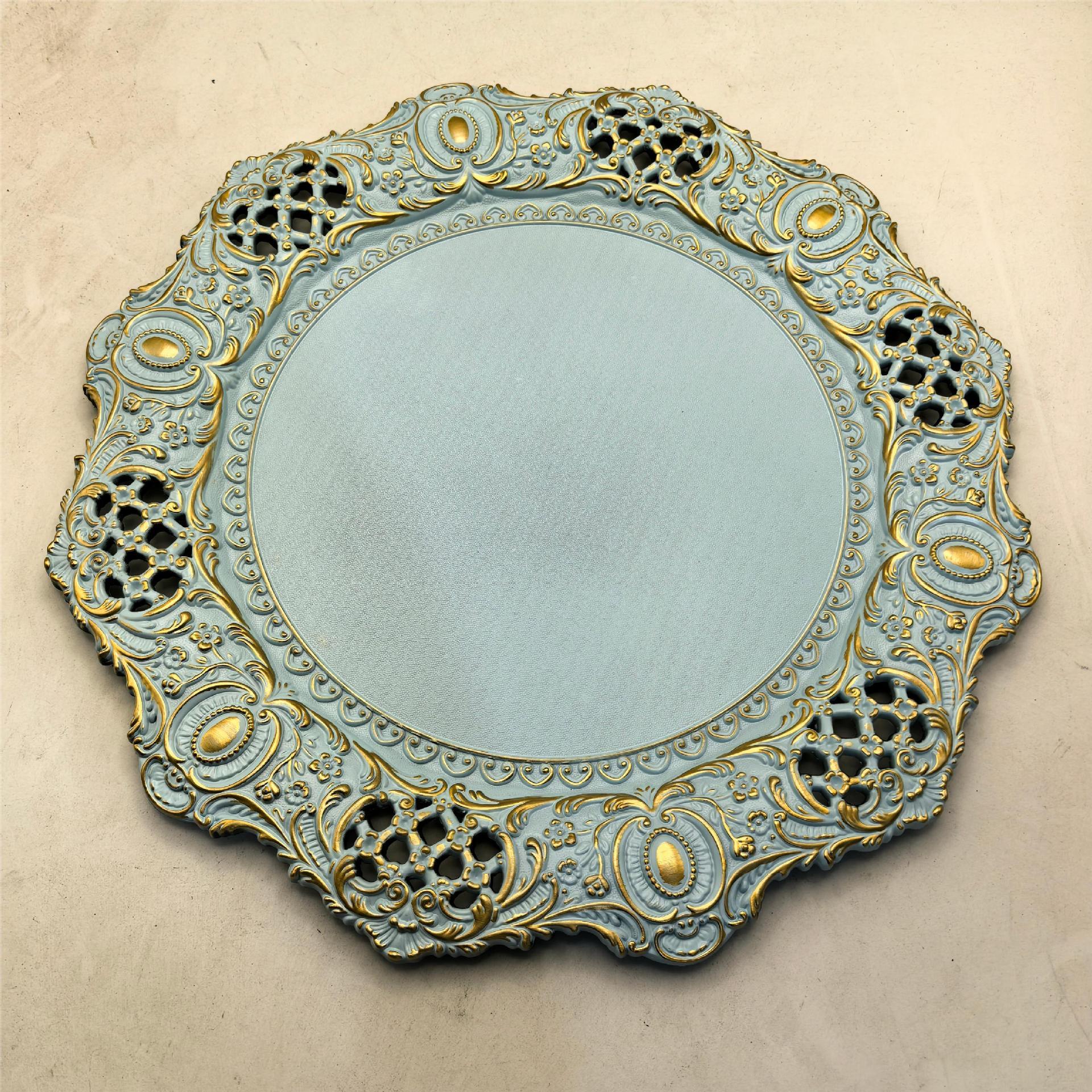 light Blue With Gold