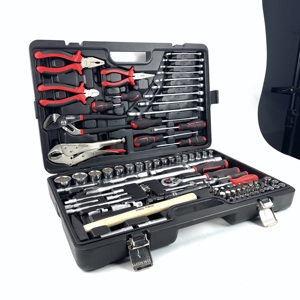 87 parça araç kiti ev temel tüp cırcır araba anahtarı seti kafa Pawl lokma anahtar tornavida onarım aracı - Product Image 3
