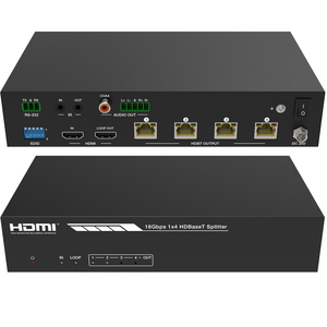 18gbps HDMI 1x4 HDBaseT分离器支持红外和RS-232音频提取功能和高级EDID管理 - Product Image 4