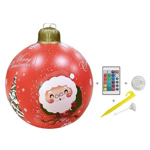 High Quality Custom Pattern PVC Inflatable Christmas <strong>Ball</strong> for Graduation Ramadan Thanksgiving &amp; Diwali <strong>Festivities</strong> - Product Image 1
