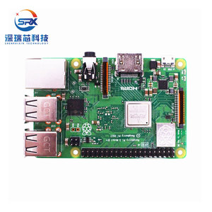 Orijinal ahududu Pi 3B + 4 çekirdekli sensör ile başlangıç kiti PC iletişim ve ağ geliştirme kurulu için Python paketi