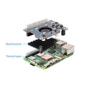 Raspberry Pi 5 Ethernet scheda di espansione di alimentazione POE cappello che supporta IEEE 802.3AF/allo Standard di rete per Rpi 5 - Product Image 5