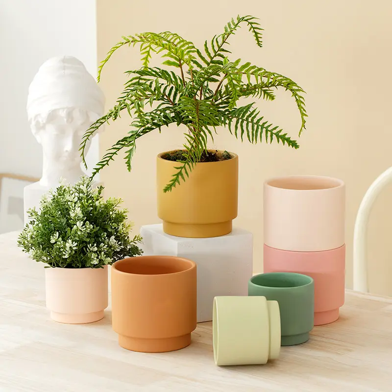 CNY DESCONTO Naturix CP168 Vaso de flores de cerâmica para jardim doméstico para plantas de interior e exterior