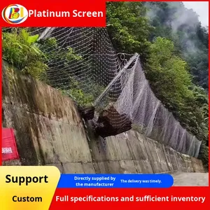 GPS2 Actief Beschermingsnet SNS Flexibel Staaldraad Krimptechniek Zeshoekige Gatvorm Hellingbeschermingsnet voor Hekwerk - Product Image 2