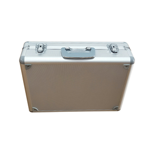 铝制工具箱，带锁和插入泡沫多功能外壳，带手柄铝制飞行外壳 - Product Image 1