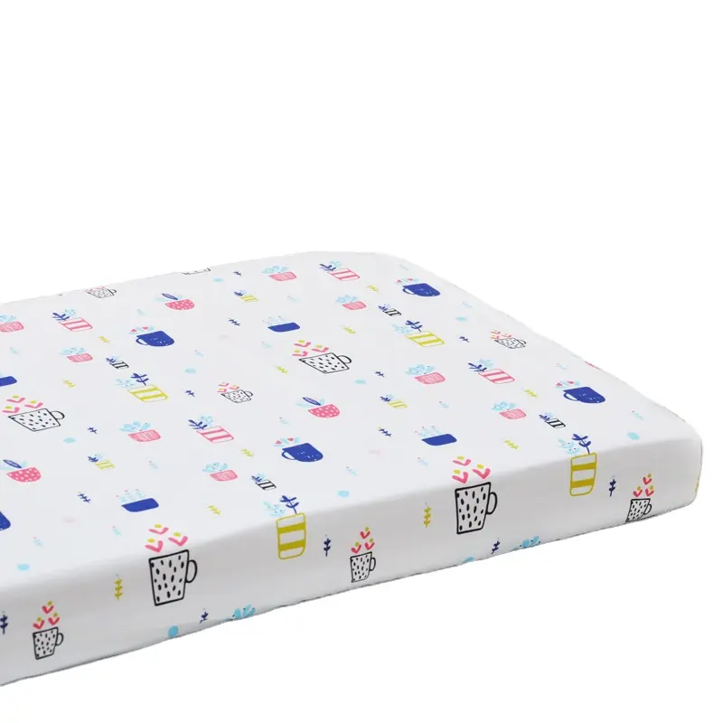 Juego de cama con estampado personalizado para niños y niñas, ropa de cama de 100% algodón