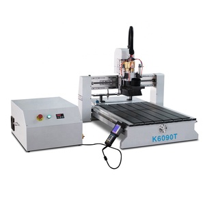 Enrutador Cnc de 600*900mm Mini máquina enrutadora de escritorio Cnc con cambiador de herramientas automático lineal - Product Image 1
