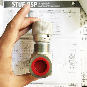 BSP STB 系列 STB-G3/4 STB-G1/2 碳钢液压双向流量控制阀 - Product Image 4
