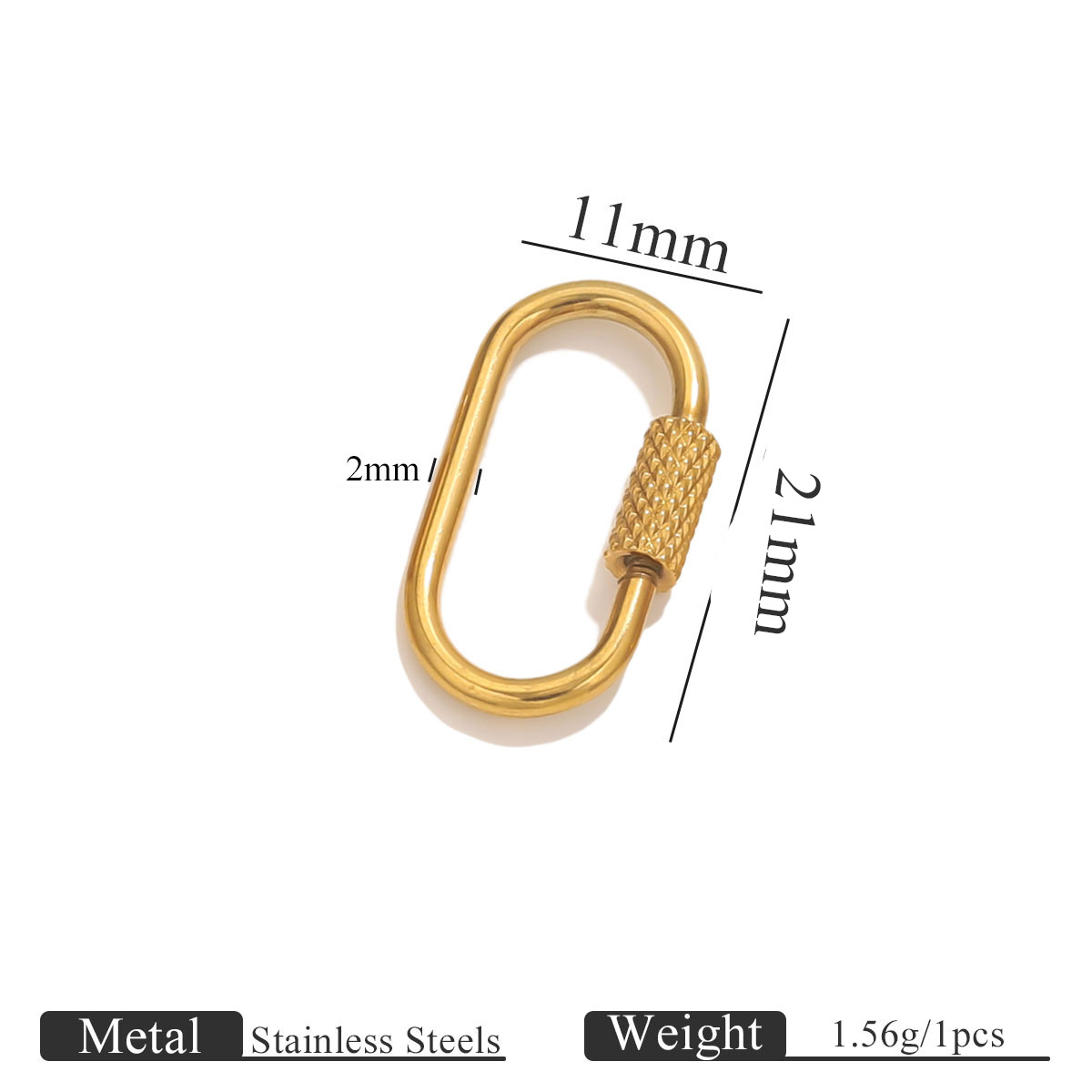 Tornillo tensor ovalado - Rosca 11*21
