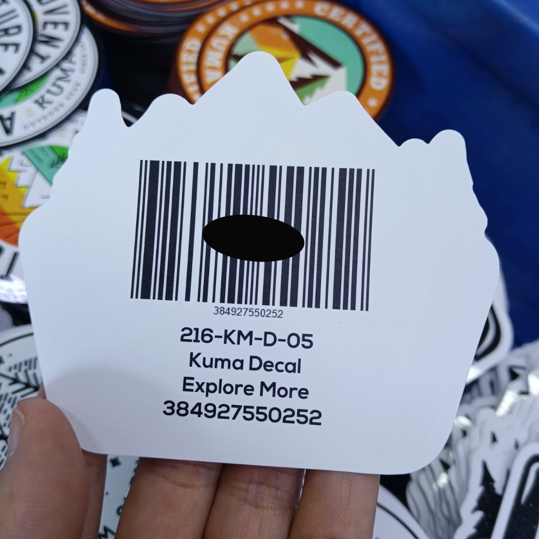 Imprimer le code-barres sur le support
