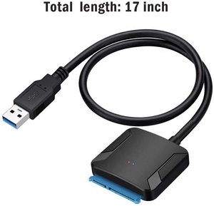专业SATA至Micro-USB 3.0电缆适配器，适用于与iOS兼容的2.5/ 3.5英寸固态硬盘 - Product Image 3