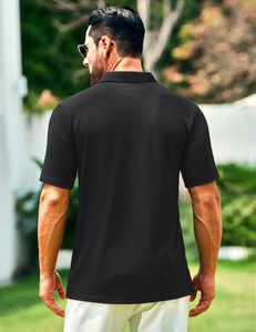 Men's Quick Dry Cotton for Polo Shirts Custom Embroidery/Sublimation <strong>Rasta</strong> Pattern <strong>Short</strong> Length with Button Decoration Wholesale - Product Image 4
