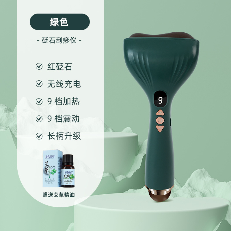 Modelo de lujo verde con pintura en spray.