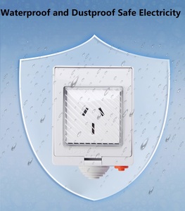 Universal Tuya IP55 impermeable tomas de corriente inteligentes enchufe al aire libre jardín Control remoto con cubierta caja conectividad 16A carga - Product Image 3
