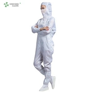 H-1133 GMP lớp phòng sạch Jumpsuit autoclavable chống tĩnh điện Coverall quần áo an toàn để đáp ứng GMP tiêu chuẩn - Product Image 2