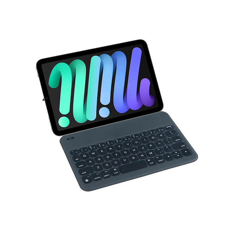 Nuevo diseño para Ipad mini 6 Smart Blue Tooth teclado funda protectora teclado y ratón inalámbrico para teclado ipad