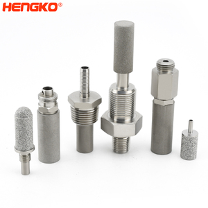 Thiêu kết 316L thép không gỉ Bộ lọc không khí khuếch tán sục khí cacbonat đá CO2 Ozone oxy khuếch tán khí sparger - Product Image 1