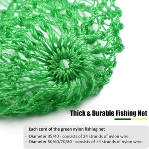 Cá hạ cánh <span class=keywords><strong>Net</strong></span> có thể gập lại câu cá thay thế <span class=keywords><strong>Net</strong></span> cho nước ngọt nước mặn thay thế lưới màu xanh lá cây/đen 2 màu sắc - Product Image 6