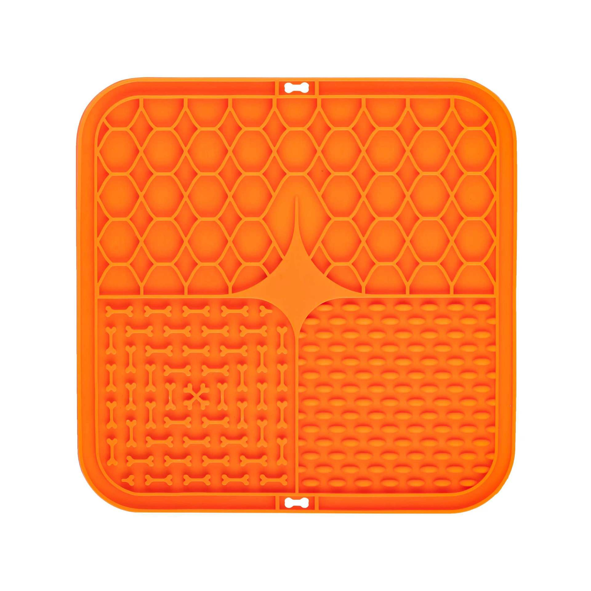 OrangeBlue(Slow feeder mat + Scraper)