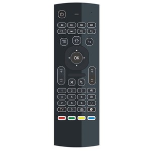 MX3 retroilluminato Mini tastiera del Mouse ad aria 2.4G senza fili con funzione di apprendimento IR supporto Smart TV / Android TV box ecc - Product Image 2