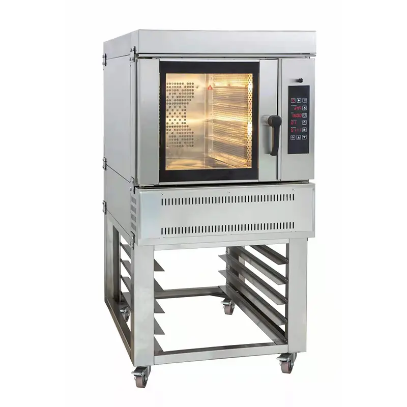 Equipamento de padaria elétrico gás pão assar máquinas rotativas de forno de padaria