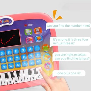 NEW Kids English Learning Machine Piano Study Spelling Letters Educational Intelligent LCD Screen Tablet <strong>Computer</strong> Learning <strong>Toys</strong> - Product Image 4