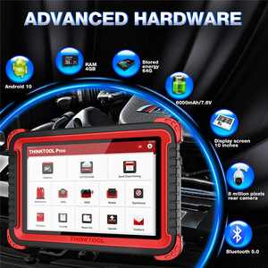 Strumenti diagnostici di programmazione Online per tutte le auto Thinkcar Thinktool Pros Plus funzione ADAS 2 anni aggiornamento 28 Reset speciale - Product Image 2