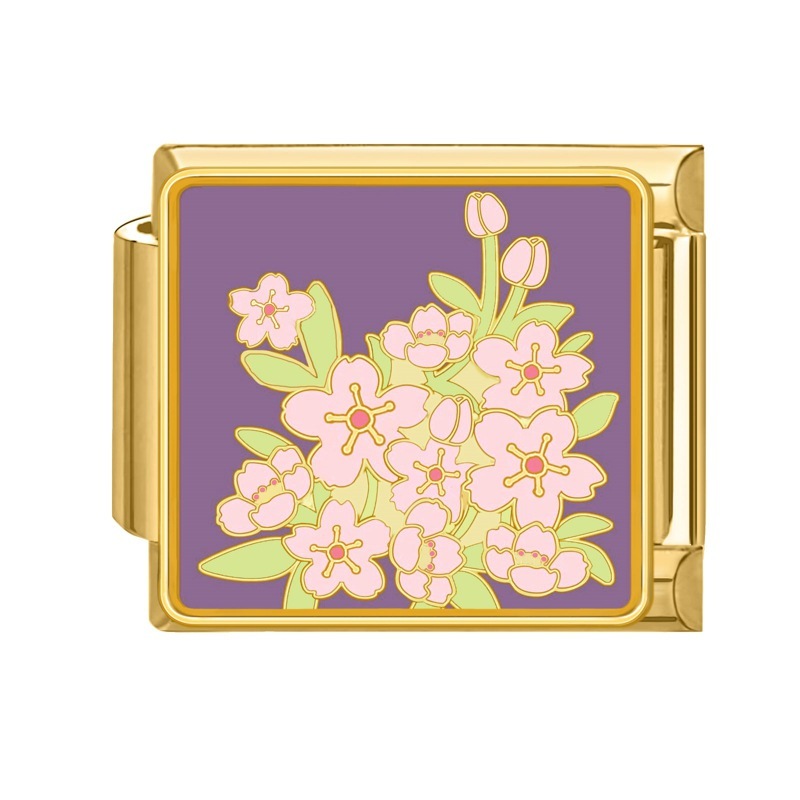 Gold background-floral-9