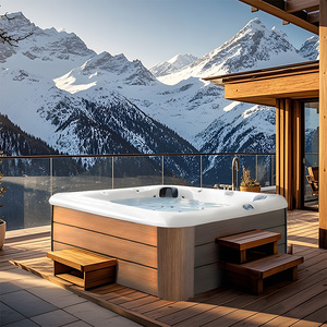 Luxuriöser <span class=keywords><strong>Outdoor</strong></span>-Whirlpool mit 2 Liegesitzen und Balboa-System für 2 Personen – Ideal für entspannte Stunden im Garten - Product Image 5