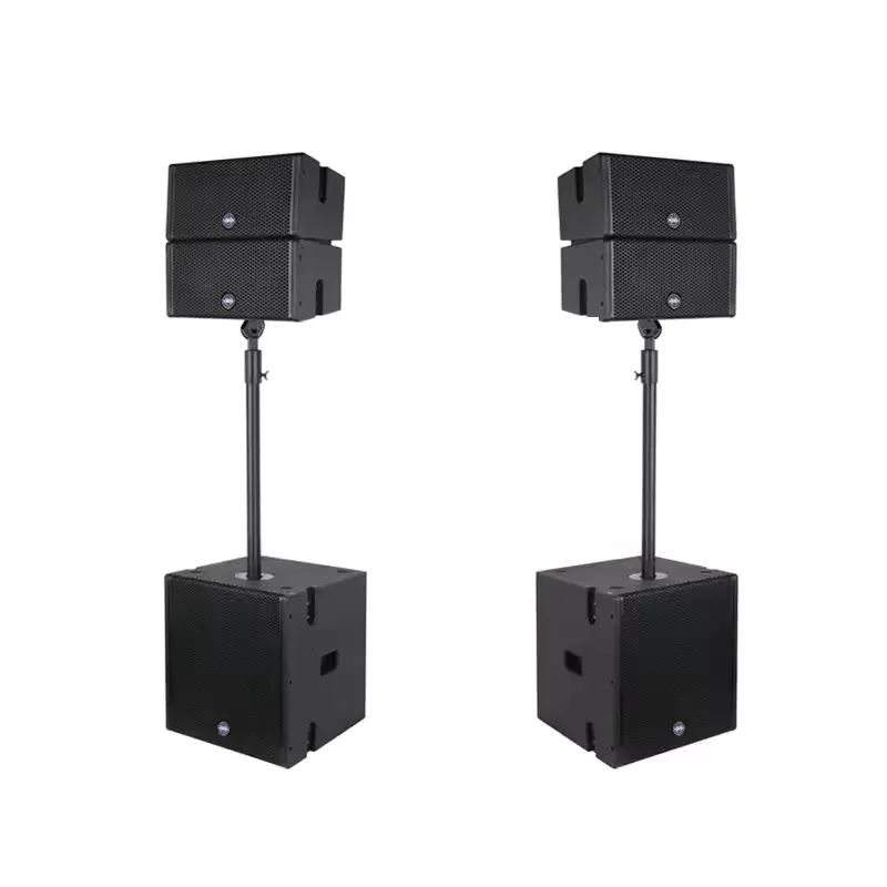 Sistema PA de columna portátil Morin, altavoces profesionales de matriz de línea activa de máxima potencia de 2400W para gira mundial y Festival de Música