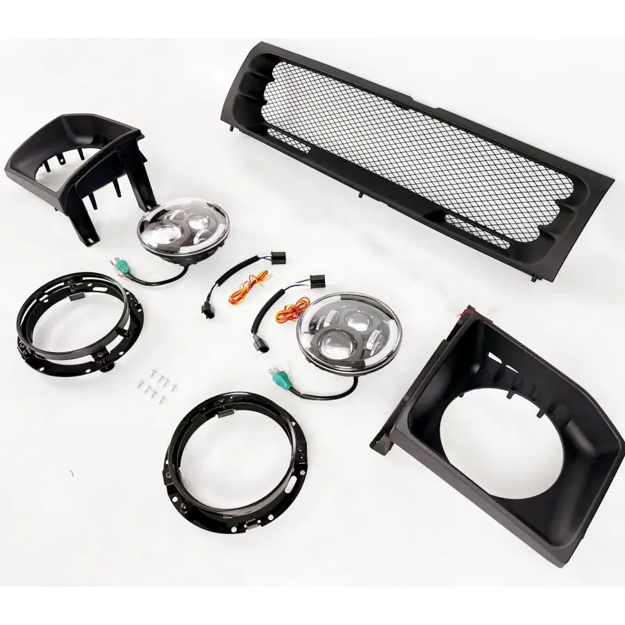 Parti Auto 4x4 Off road altri accessori esterni griglia anteriore Auto con LED di misura per mitMitsubishi Pajero V33 V43 Montero