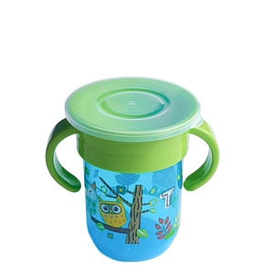 Toptan <span class=keywords><strong>360</strong></span> derece sızdırmaz sihirli fincan PP bebek besleme bebek yürümeye başlayan için Sippy eğitim su bardağı