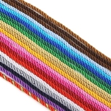 100m 1mm2mmホワイトレッドイエローコットンエコツイストコードベイカー麻ひもソリッドナチュラル - Product Image 3